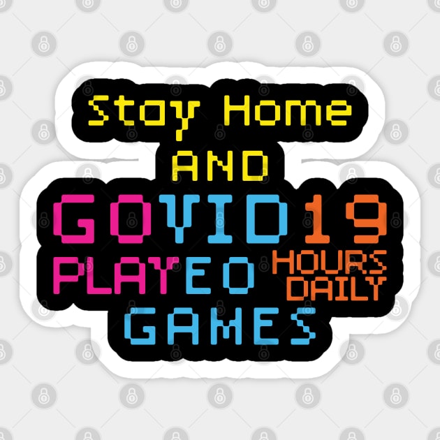 Stay Home and GOVID19 Sticker by PelagiosCorner